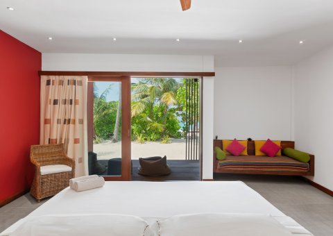 Gemütliche, helle Zimmer mit einem traumhaften Ausblick - die Beach Front Zimmer