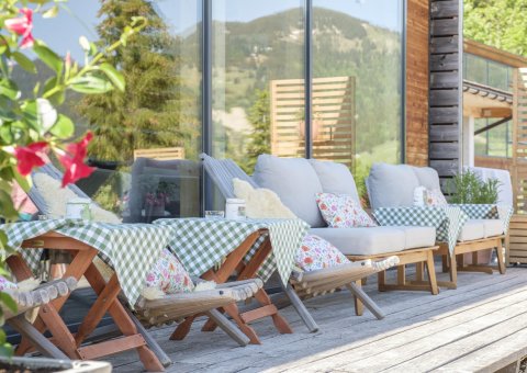 Auf der Terrasse des Hotel Ifenblick entspannen