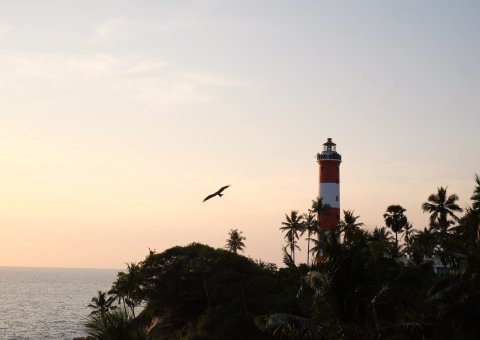 Sonnenuntergang über dem Meer