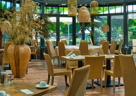 Im Restaurant „Rivage“ werden Sie mit köstlichen Speisen versorgt