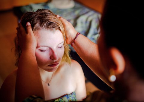 Erholsame Kopfmassagen vom kompetenten Ayurveda-Team