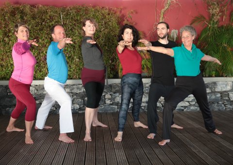 So glücklich sind die Yogis bei einer Yogareise