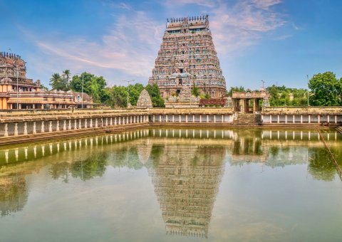 Besuchen Sie den eindrucksvollen Nataraja Tempel