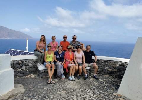 Strahlende Gesichter nach der Wanderung