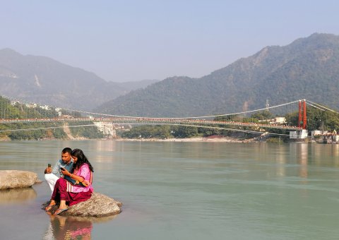 Rishikesh als Ausgangspunkt für Pilger zu vielen heiligen Orten