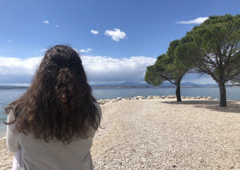 Nach den Yoga-Einheiten in der Kvarner-Bucht entspannen