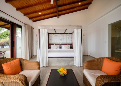 Das Deluxe Doppelzimmer lädt zum Wohlfühlen ein
