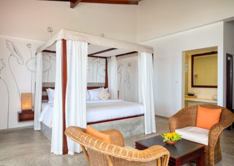 Das helle Deluxe Doppelzimmer im Taprana