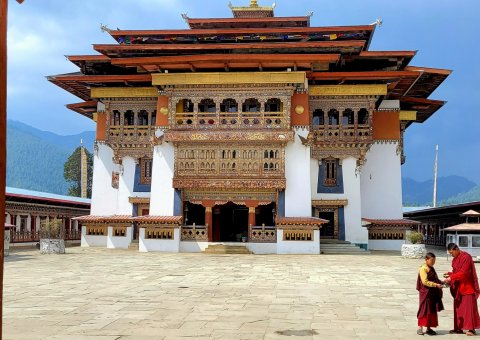 Besuchen Sie das Gangtey-Kloster