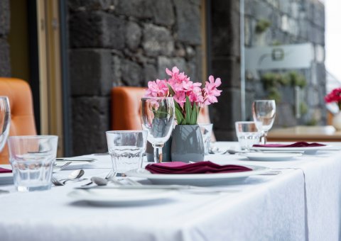 Zusammen Abendessen in der Pátio Ecolodge