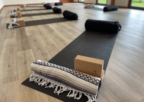 Yoga üben in der Pátio Ecolodge