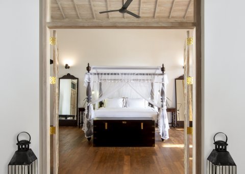 Ihr Schalfzimmer in der Colonial Mansion