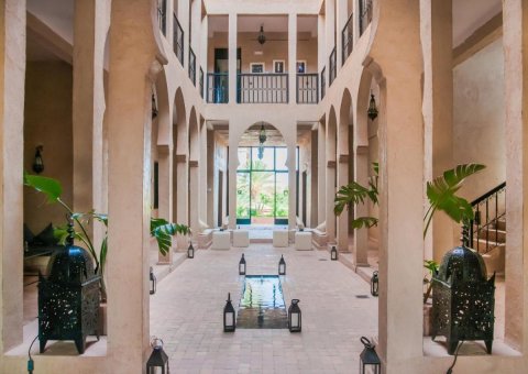Das Riad Dar Chaama im traditionell marokkanischen Stil