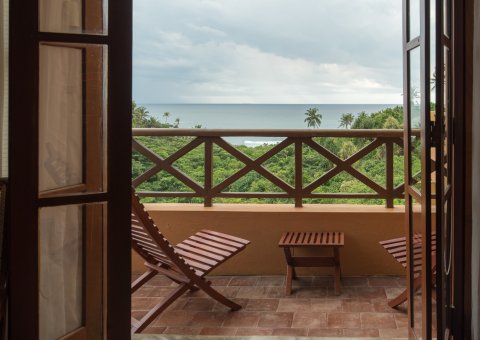 In der Deluxe-Kategorie genießen Sie meist einen weiten Blick über das Meer