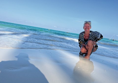 Yogalehrerin Alexandra Schlierf