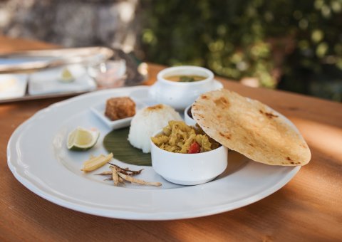Probieren Sie die leckeren ayurvedischen Gerichte