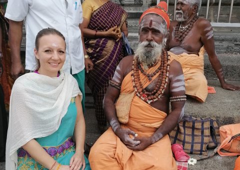 Treffen mit einem Sadhu