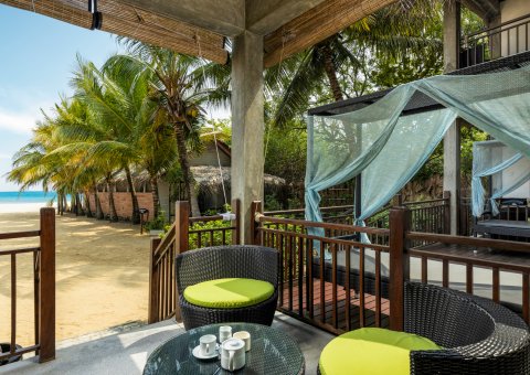 Ihre private Terrasse in der Ocean Suite lädt zum Entspannen ein