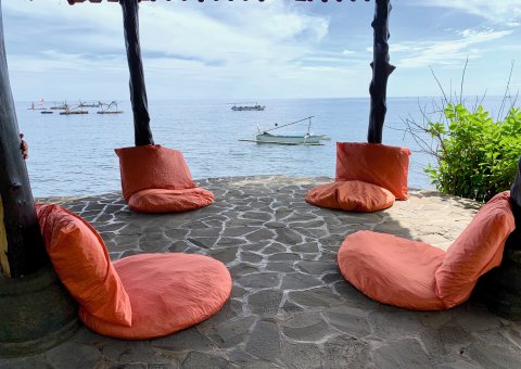 Entspannung pur mit Blick auf das Meer