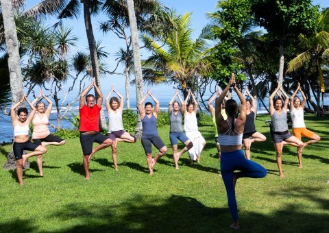 Yoga Stunde mit Claudia Hubberten