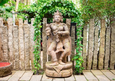 Schöne indische Details und lokales Kunsthandwerk