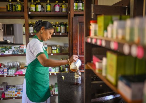 Herstellung der ayurvedischen Medizin