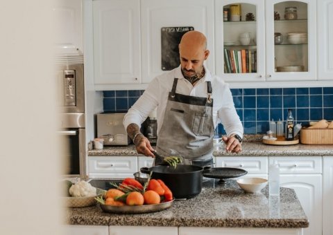Erik, der Koch der Casa Vegana