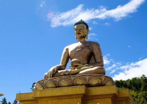Buddha Statue in Timphu, Bhutan